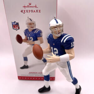 2015 Hallmark Andrew Luck Indianapolis Colts NFL‎ Football Christmas Ornament